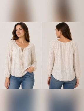 White House Black Market Sparkly Blouse